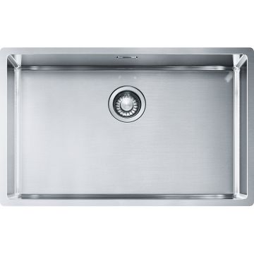 Chiuveta bucatarie Franke Box BBX 210/110-68 cu 1 cuva 685x410mm ventil Premium inox lucios