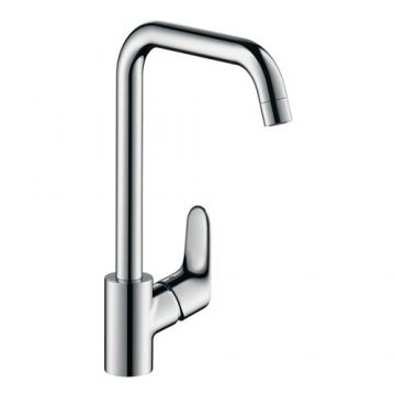 Baterie bucatarie Hansgrohe Focus pipa rotativa chrome