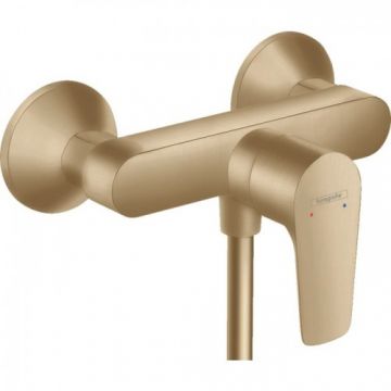 Baterie dus Hansgrohe Talis E, bronz periat - Culoare bronz