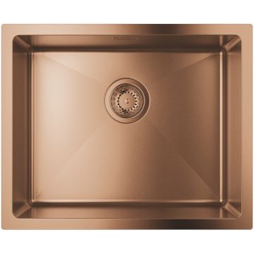 Chiuveta bucatarie Grohe K700U 60 540x440mm montare sub blat inox brushed warm sunset