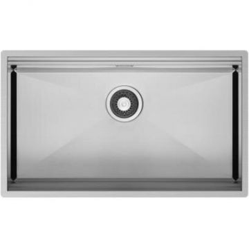 Chiuveta de Bucatarie Pyramis ZEUS 74x44 1B din Inox Argintiu