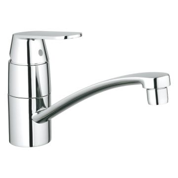 Baterie bucatarie Grohe Eurosmart Cosmopolitan pipa joasa  crom