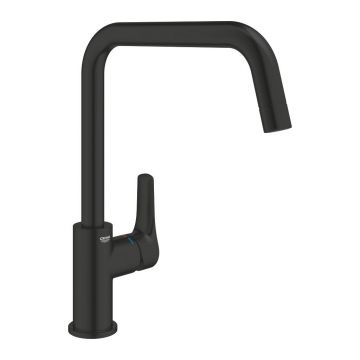 Baterie bucatarie Grohe Eurosmart pipa U matte black