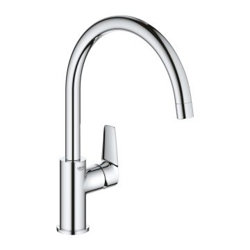 Baterie bucatarie Grohe Start Edge cu pipa C crom