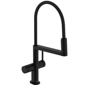 Baterie bucatarie Hansgrohe Talis Select M54 PowderSpray 3jet Semi-Pro negru mat Baterie bucatarie Hansgrohe Talis Select M54 PowderSpray 3jet Semi-Pro negru mat