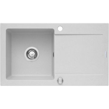 Chiuveta bucatarie MIDO 76x44 1B 1D White Chiuveta bucatarie MIDO 76x44 1B 1D White