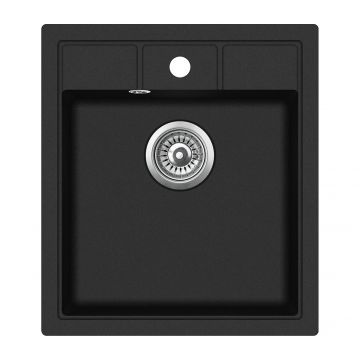 Chiuveta bucatarie Teka Estella 45 S-TQ 1B 460x515mm tegranit Schwarzmetallic Chiuveta bucatarie Teka Estella 45 S-TQ 1B 460x515mm tegranit Schwarzmetallic