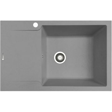 Chiuveta Soft Compozit Magnifica Durothek 1 Cuva 1 Picurator 79x50Cm Adancime 21Cm Gri Chiuveta Soft Compozit Magnifica Durothek 1 Cuva 1 Picurator 79x50Cm Adancime 21Cm Gri