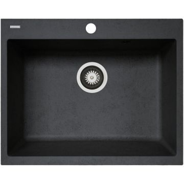 Chiuveta Soft Compozit Square Durothek 60x50Cm 1B Negru Chiuveta Soft Compozit Square Durothek 60x50Cm 1B Negru