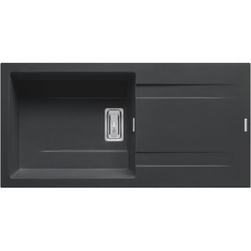 Set Chiuveta de Bucatarie KARTESIO PLUS 100x50 1B 1D Granit si Suport Multifunctional ROLL UP Negru Set Chiuveta de Bucatarie KARTESIO PLUS 100x50 1B 1D Granit si Suport Multifunctional ROLL UP Negru