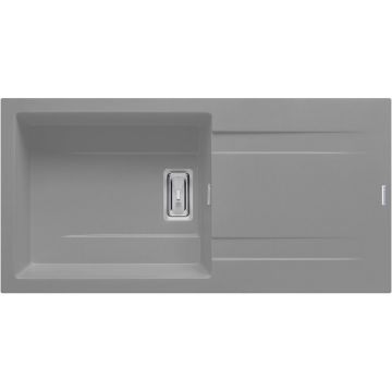 Set Chiuveta de Bucatarie KARTESIO PLUS 100x50 1B 1D si Suport Multifunctional ROLL UP Gri Set Chiuveta de Bucatarie KARTESIO PLUS 100x50 1B 1D si Suport Multifunctional ROLL UP Gri