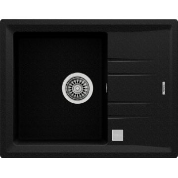 Chiuveta bucatarie Teka Stone 45S TG 1B 1D  650x510mm  tegranit Schwarzmetaliic Chiuveta bucatarie Teka Stone 45S TG 1B 1D  650x510mm  tegranit Schwarzmetaliic